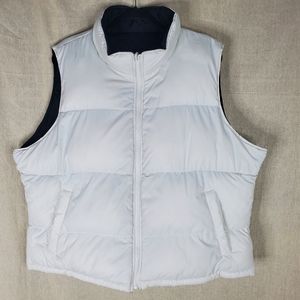 ◇ Big Chill Puffer Full Zip With Pockets Vest Reversible Black/White Size 2X